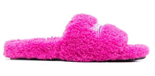 Balenciaga Furry Slide "Pink"